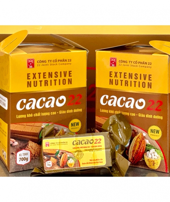 Lương Khô Cacao 10 gói nặng 700gr