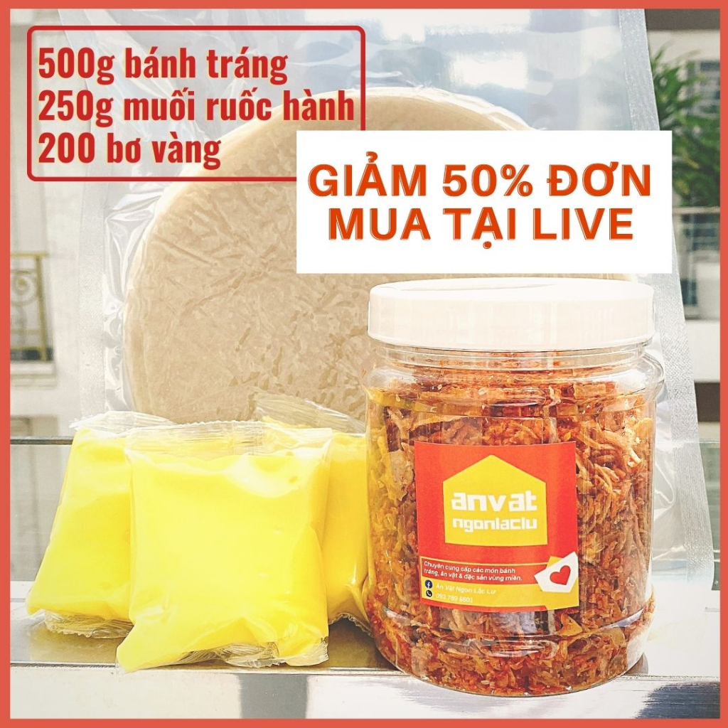 combo banh trang muoi ruot